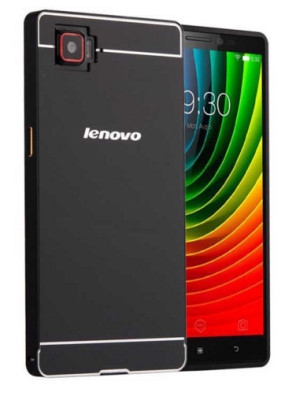 Други Бъмпъри за телефони Луксозен алуминиев бъмпър с твърд гръб за Lenovo Vibe Z2  черен